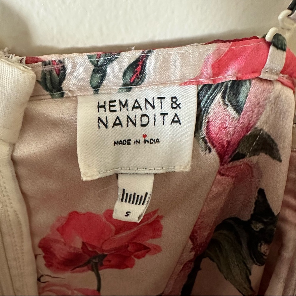 Hemant & Nandita Naaz Floral Corset Maxi Dress - Picture 12 of 13